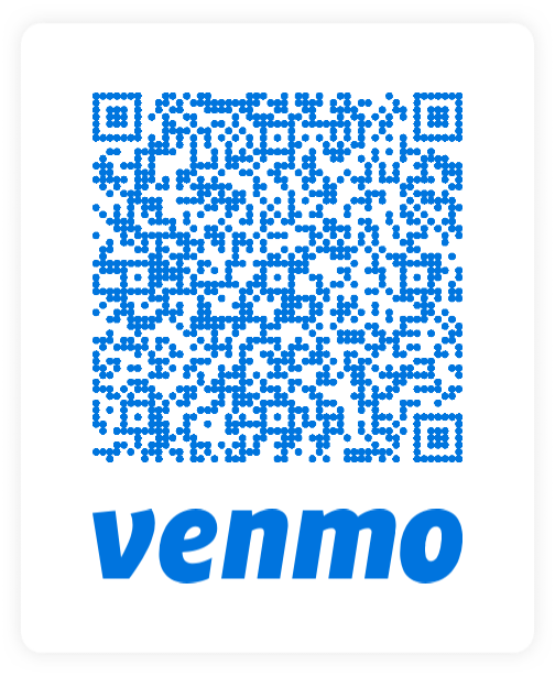 Venmo QR code to donate to Mission Partners Guatemala